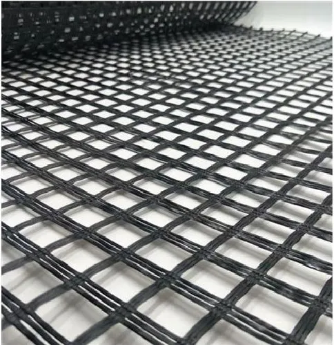 Fiberglass geogrid
