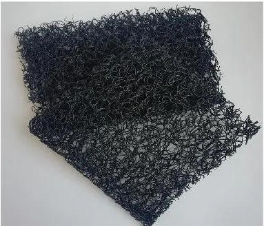 Geocomposite drainage mat